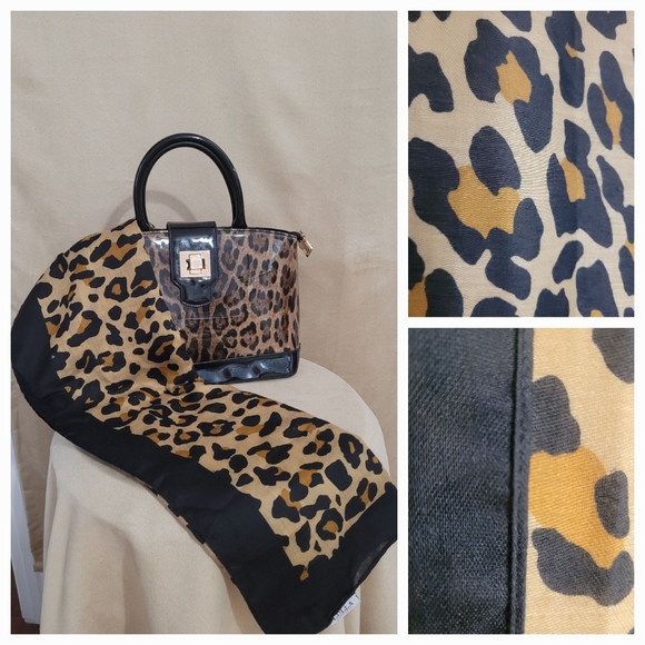 Leopard Scarf / 36 x 72 - Picture 4 of 9